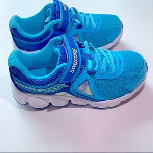 Saucony Kotaro 3 Aqua/Turqoise/Citrus Girls Sneakers 11.5M